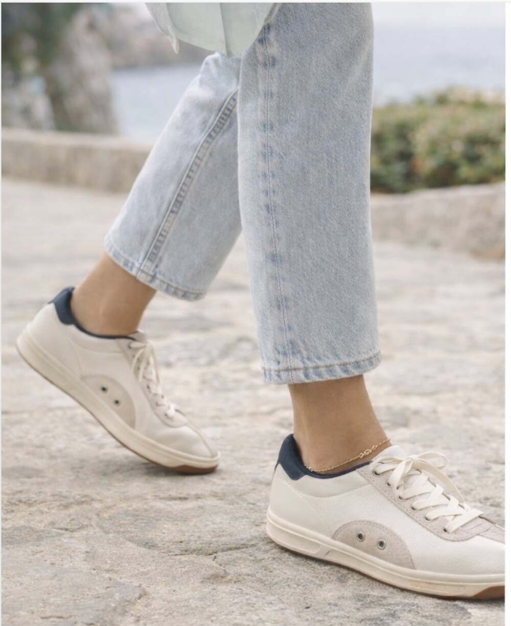 Polo Ralph Lauren Court 100 Sneakers Beige Leather Suede Size 6 Neutral